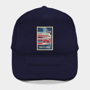 vintage skyline r34 gtr Hat