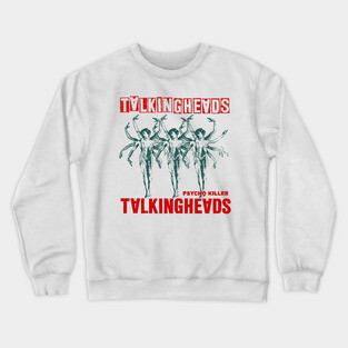 70s talking heads vintage art Crewneck Sweatshirt