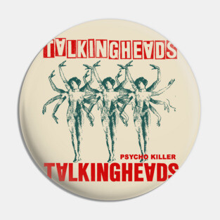 70s talking heads vintage art Pin