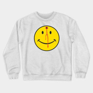 Smiley Face Bullethole Crewneck Sweatshirt