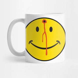 Smiley Face Bullethole Mug