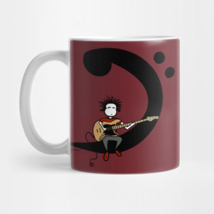 Electric bass guitar Mug