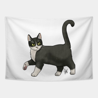 Cat - Cyprus - Tuxedo Tapestry