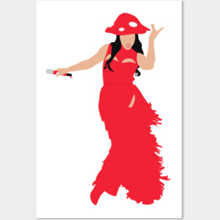 Illustrated Katy Perry Play Posters and Art