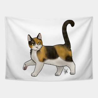 Cat - Cyprus Cat - Calico Tapestry