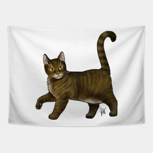 Cat - Cyprus Cat - Brown Tabby Tapestry