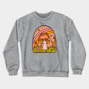 Leo Mushroom Crewneck Sweatshirt