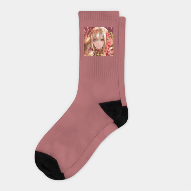 anime fashion Socks by animegirlnft