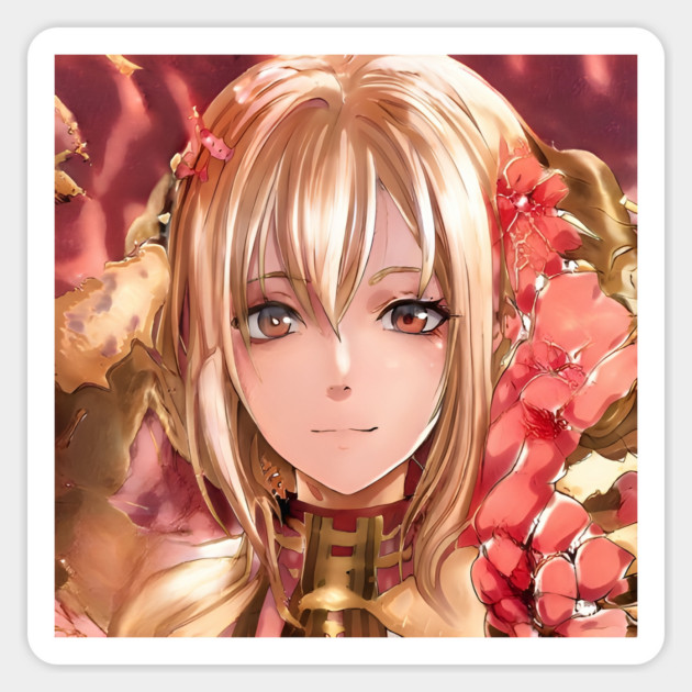 anime fashion Magnet by animegirlnft