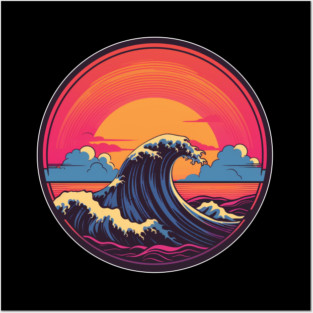 Retrowave Posters and Art