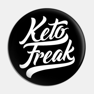 Keto Freak White Version Pin