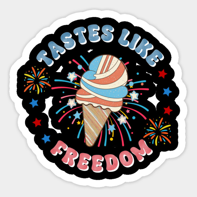 Tastes Like Freedom July 4th Magnet by The WYLD Tribe