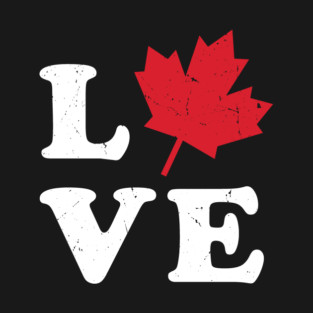Love Canada Maple Leaf T-Shirt