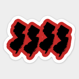 New Jersey "punk bars" Sticker