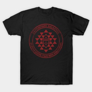 Battlestar Red Squadron Patch T-Shirt