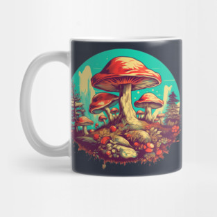Trippy Mushrooms Mug