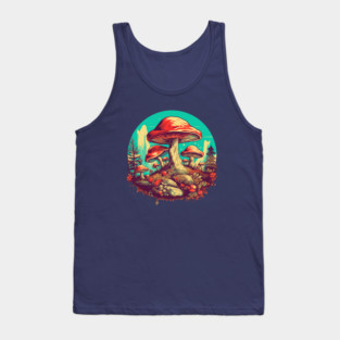 Trippy Mushrooms Tank Top