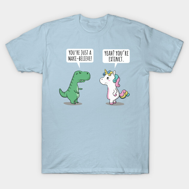 Cute Funny Angry Dinosaur Trex Extinct Unicorn Kids Gift Angry