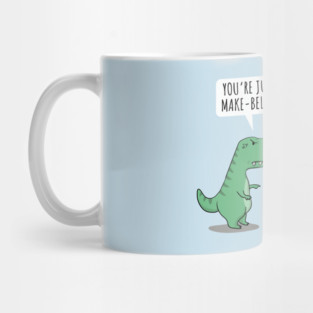 Cute Funny Angry Dinosaur Trex Extinct Unicorn Kids Gift Mug