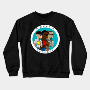 3 geeks Logo Crewneck Sweatshirt