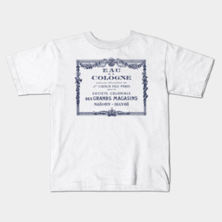 Eau De Cologne / Vintage Label Kids T-Shirt
