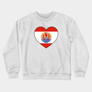 Heart - French Polynesia _109 Crewneck Sweatshirt