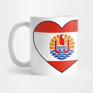 Heart - French Polynesia _109 Mug