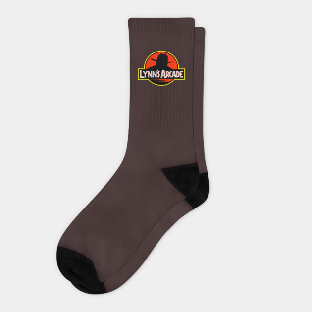 The Jurassic Arcade and Can Park Socks by DRI374
