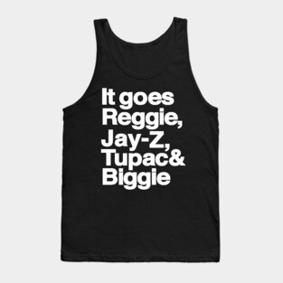 Til I Collapse Helvetica Hip-Hop Legends Tank Top