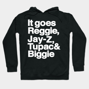 Til I Collapse Helvetica Hip-Hop Legends Hoodie