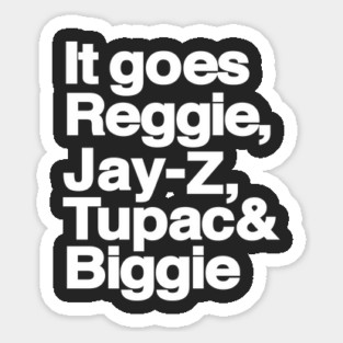 Til I Collapse Helvetica Hip-Hop Legends Sticker