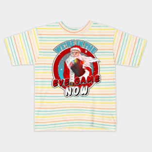 Santa - Eve Game Kids T-Shirt