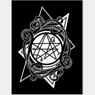 Necronomicon gate - Sigil of the gateway Posters and Art