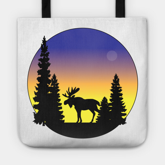 Majestic Moose Tote by DickinsonDesign