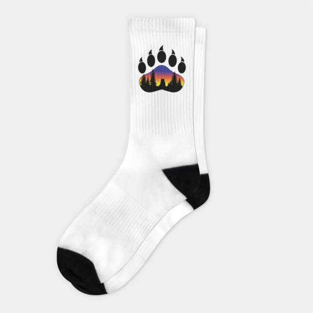 Bear Paw Socks by DickinsonDesign