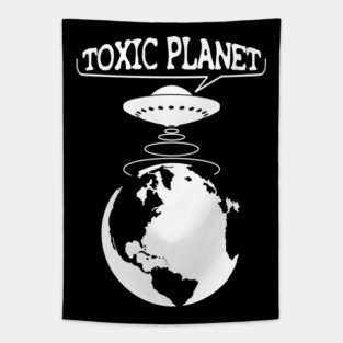 Toxic Planet - Environmental Protection Tapestry