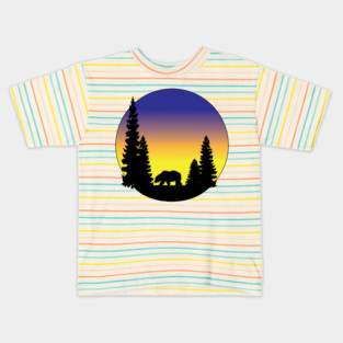 Walking Bear Kids T-Shirt