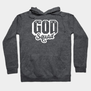 God Squad White Logo Hoodie