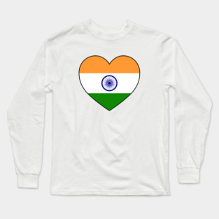 Heart - India Long Sleeve T-Shirt
