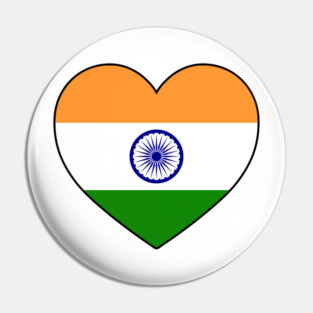 Heart - India Pin