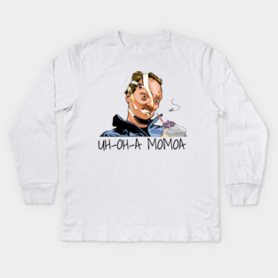 UH-OH-A MOMOA Kids Long Sleeve T-Shirt