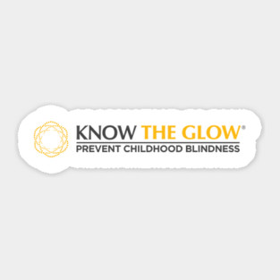 Know The Glow Logo Sticker