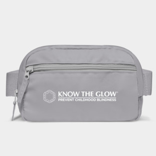 Know The Glow White Logo Bag