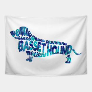 Basset Hound Tapestry