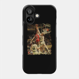 Larry Bird vs Julius Erving Phone Case