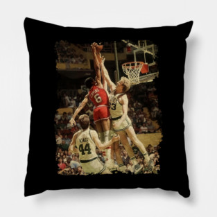 Larry Bird vs Julius Erving Pillow