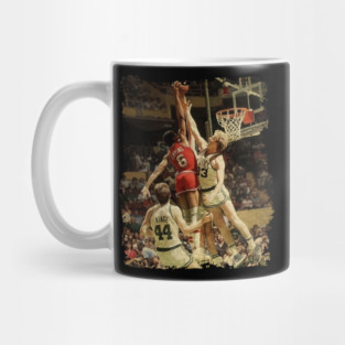 Larry Bird vs Julius Erving Mug