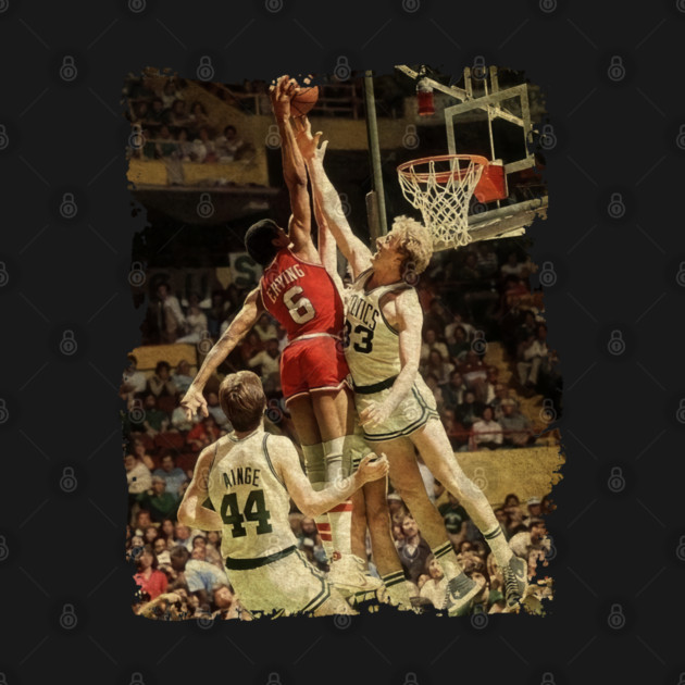 Larry Bird vs Julius Erving by Omeshshopart