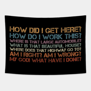 Things You May Ask Yourself Tapestry