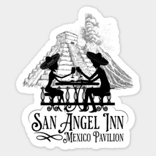 San Angel Inn Mexico Pavilion World Showcase Sticker